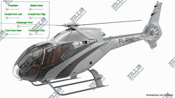 images/goods_img/20210312/Airbus H120 Lightweight Helicopter Rigged 3D model/4.jpg